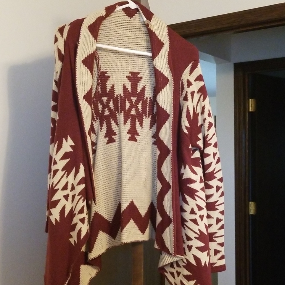 Cardigan Aztec print